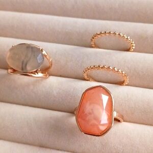 Gold Ring bundle ( Orange Ring Sold)